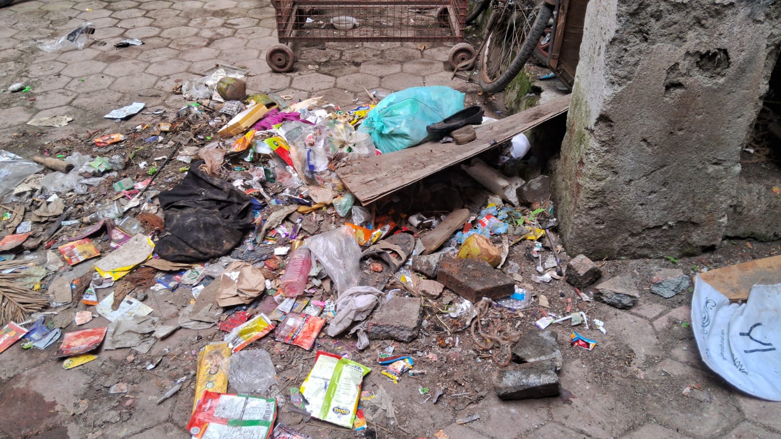Waste in Bhim Nagar